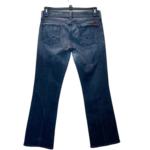 7 for all Mankind Stretch Blue Bootcut Jeans Women’s Size 30 - Picture 2 of 9